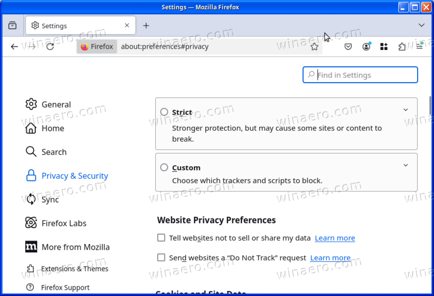 Mozilla 将删除 Firefox 135 中的“请勿跟踪”选项