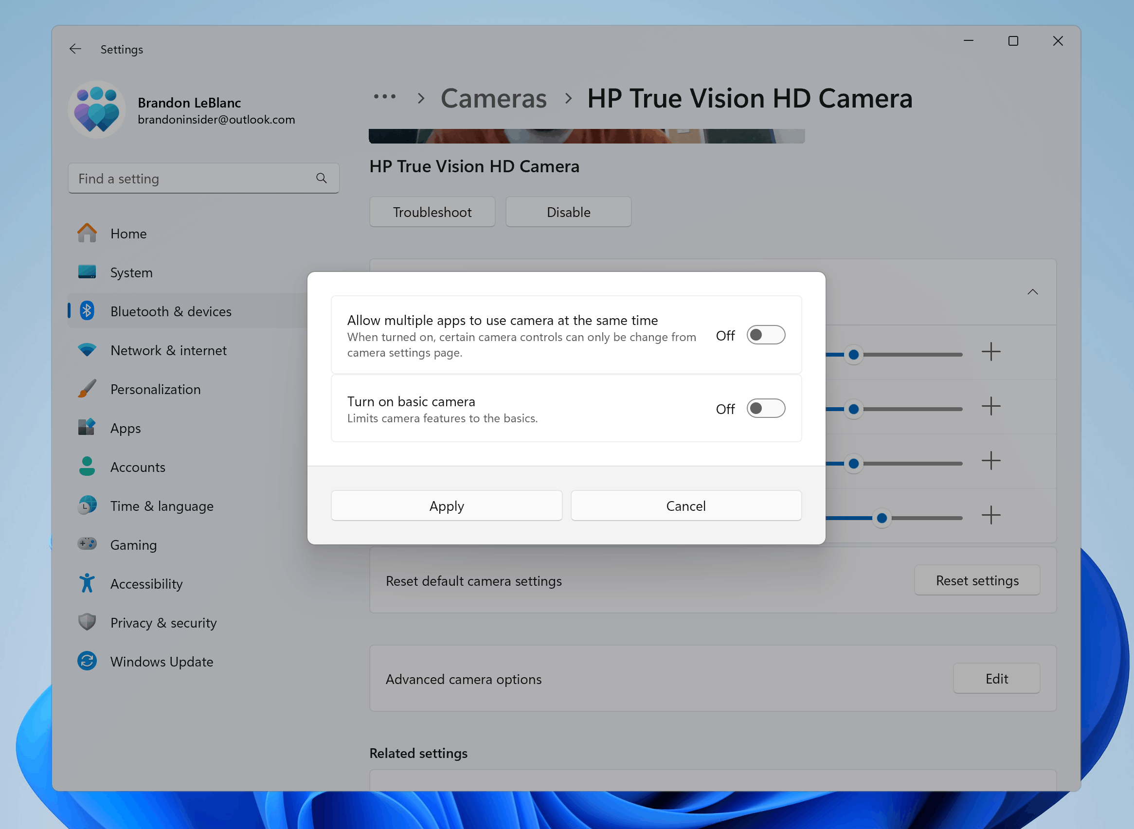 Windows 11 Build 26120.2702（Dev）引入高级相机设置