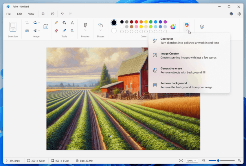 Windows 11 Build 22635.4880（Beta）带有更新的油漆和几个修复程序