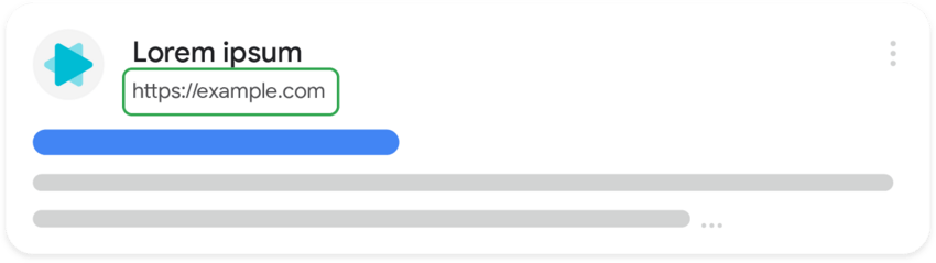 Google从手机上搜索中删除可见的URL