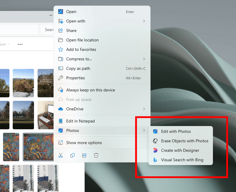 Windows 11 Photos应用程序使用OCR，Copilot按钮和JXL支持获取Web搜索