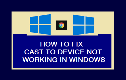 修复：投射到设备在 Windows 11/10 中不起作用