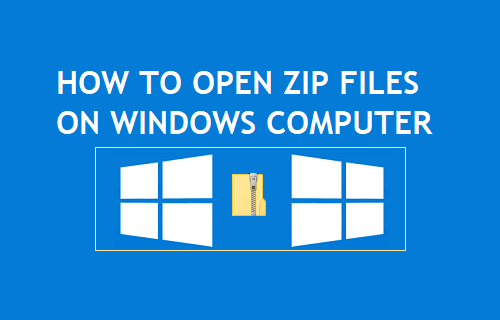 如何在 Windows 计算机上打开 ZIP 文件