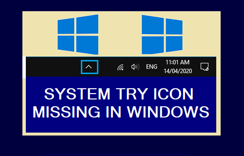修复：Windows 11/10中缺少系统托盘图标