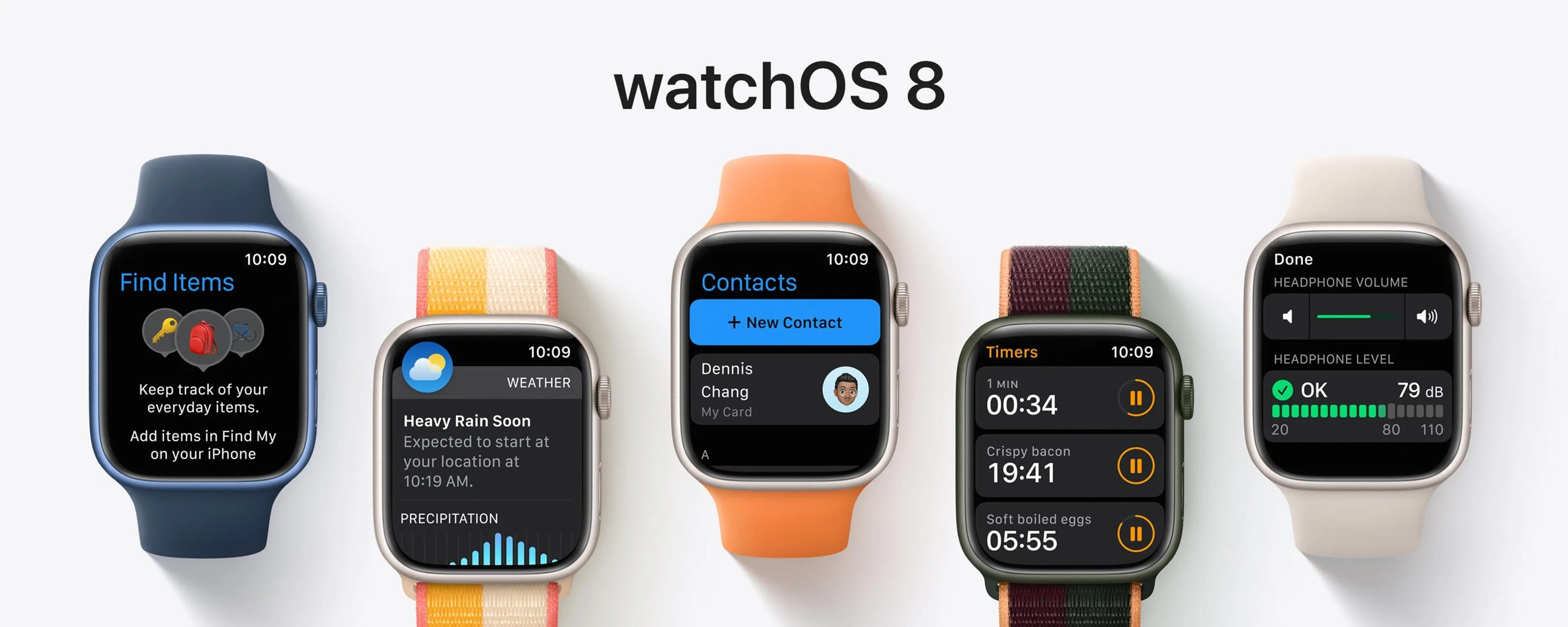 watchOS 8 更新：Apple Watch 新功能和发布日期