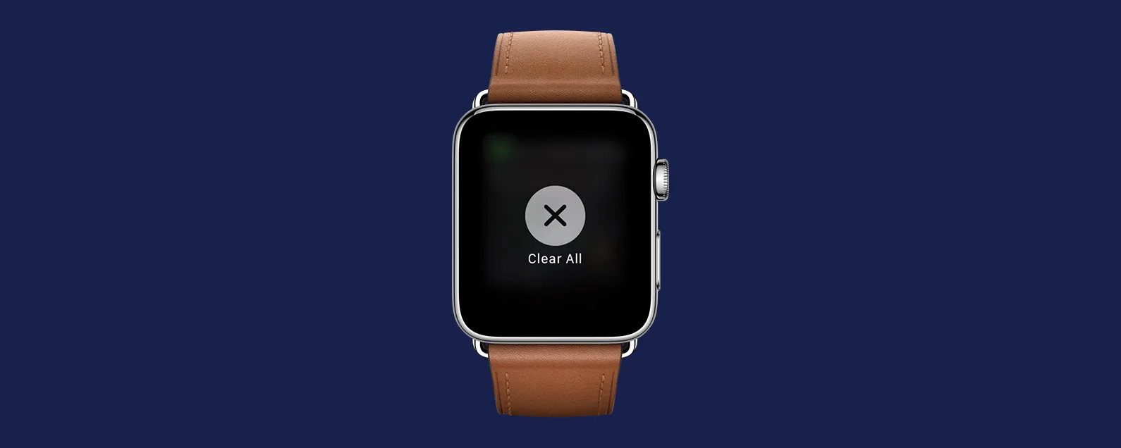 如何一次性清除 Apple Watch 上的所有通知