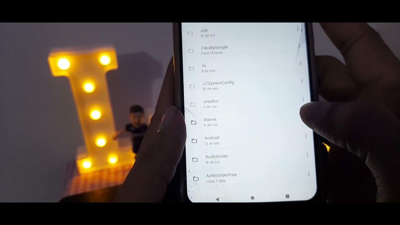 如何使WhatsApp文件夹出现在我的手机上？