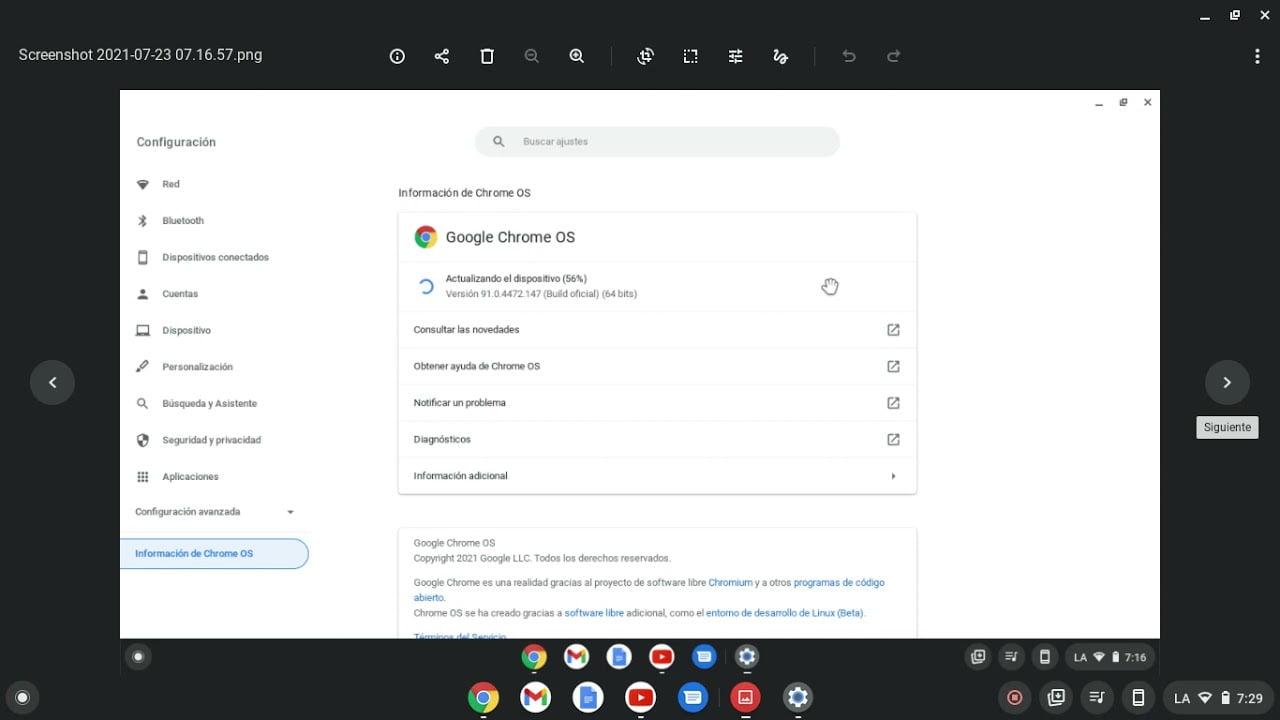 如何更新 Chromebook 操作系统？