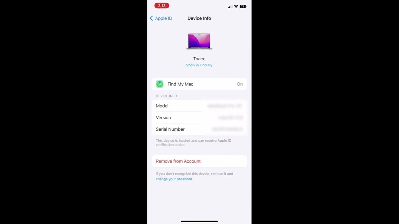 如何从我的 Apple 帐户中删除设备？