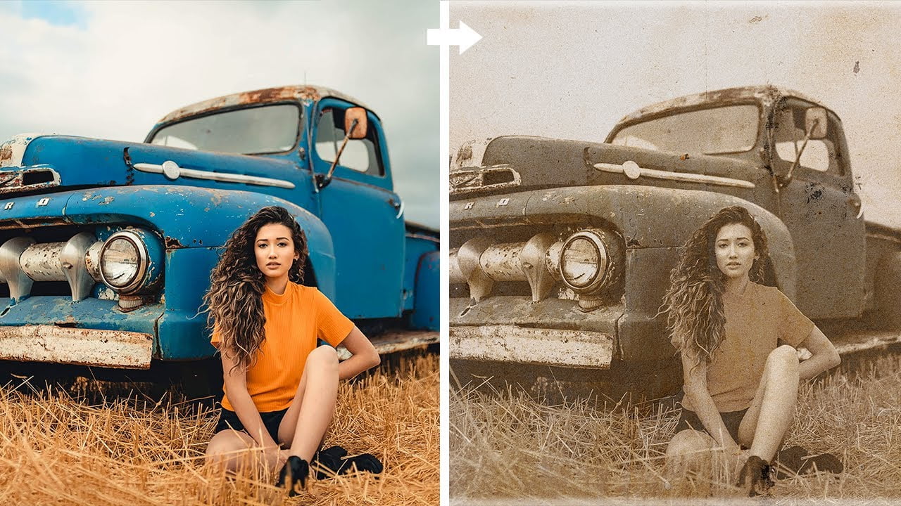 如何在 Photoshop 中制作老年照片？