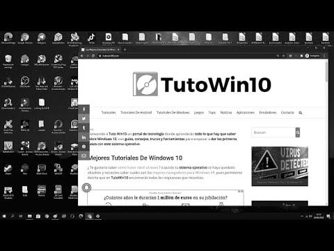 如何在Windows 10中删除黑白？