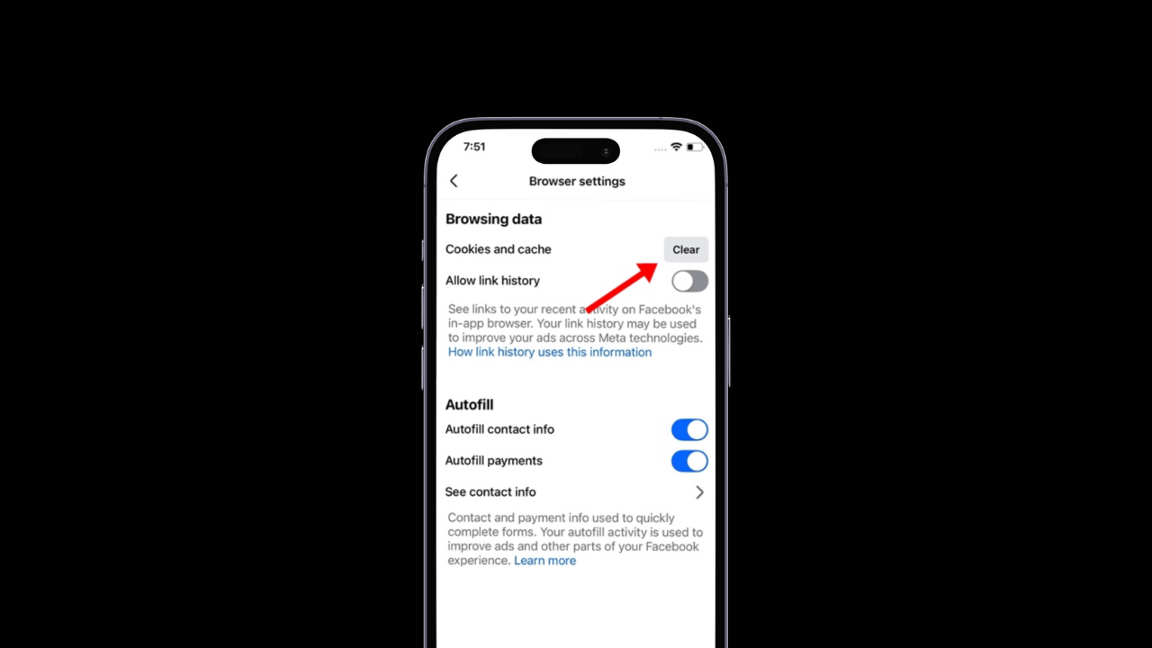 如何清除 iPhone 上的 Facebook 缓存？