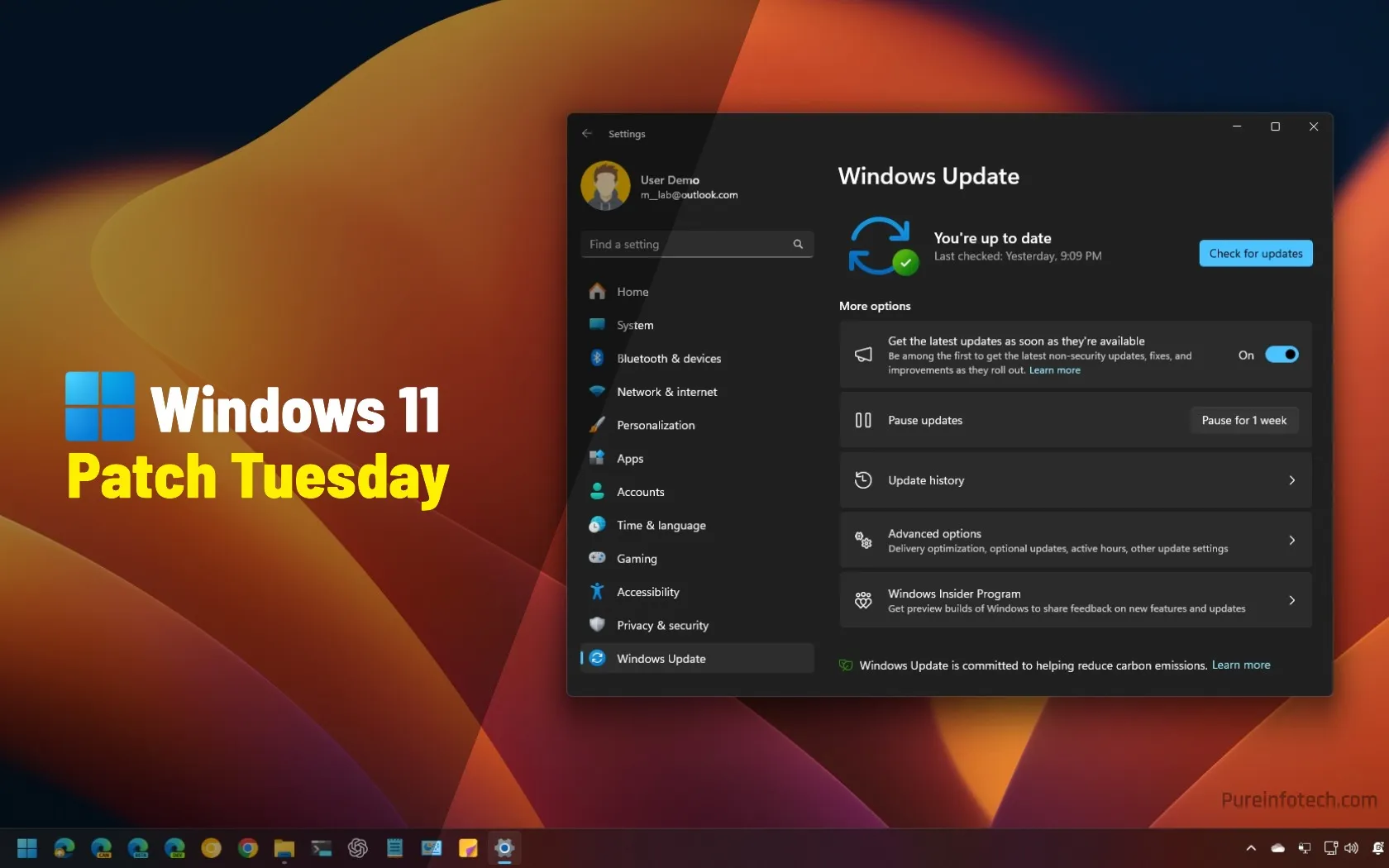 Windows 11 2025年3月11日预览更新KB5052093（24H2）＆KB5052094（23H2）发布，获取偷窥